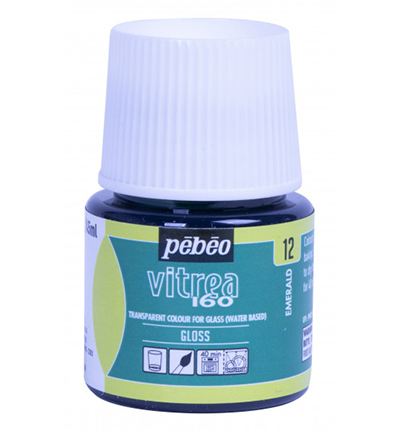 111012 - Pebeo - Emerald - Pebeo Vitrea 160-Gloss