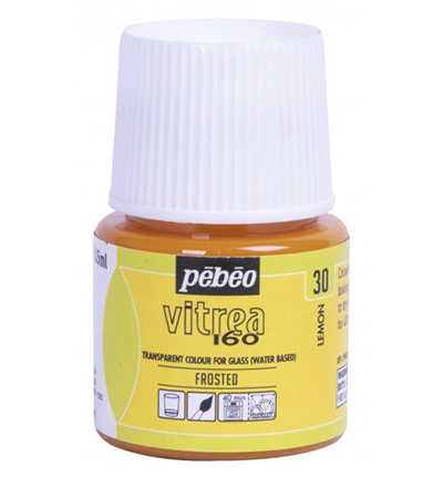 112030 - Pebeo - Lemon - Pebeo Vitrea 160-Frosted