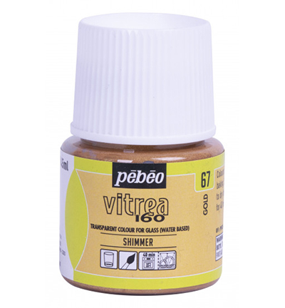 112038 - Pebeo - Gold - Pebeo Vitrea 160-Shimmer