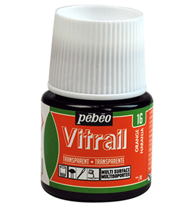 050-016 - Pebeo - Transparent Orange - Vitrail, 45ml
