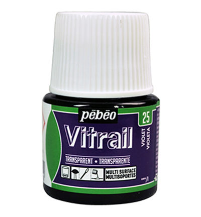 050-025 - Pebeo - Transparent Violet - Vitrail transparent 45ml