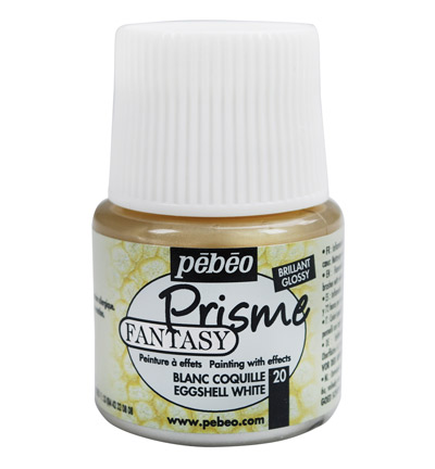 166-020 - Pebeo - Eggshell White - Fantasy Prisme, 45ml 166-020 - Pebeo - Eggshell White - Fantasy Prisme, 45ml