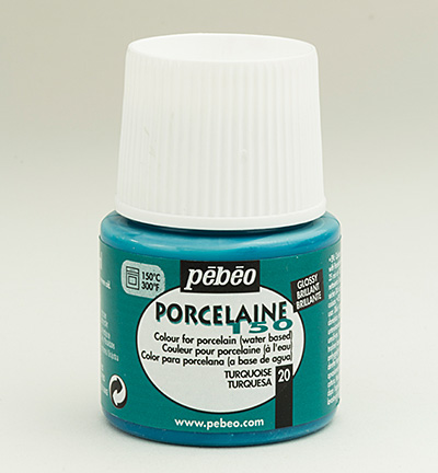 024-020 - Pebeo - Turquoise - Porcelaine 150 Glossy