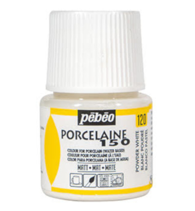 024-120 - Pebeo - Powder White - Porcelaine 150 Matt