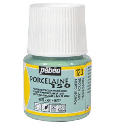 024-123 - Pebeo - Powder Green - Porcelaine 150 Matt