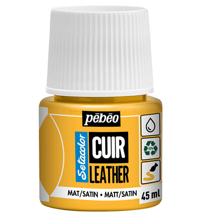 295603 - Pebeo - Sunflower Yellow - SetaColor Leather (45ml)