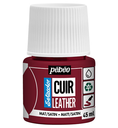 295-606 - Pebeo - Deep Red - Setacolor cuir