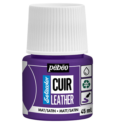 295-609 - Pebeo - Aubergine Violet - Setacolor cuir