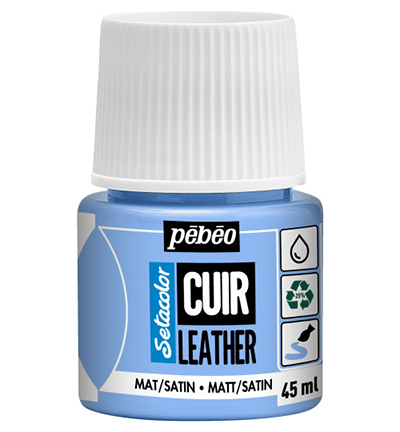 295610 - Pebeo - Iced Blue - SetaColor Leather (45ml)