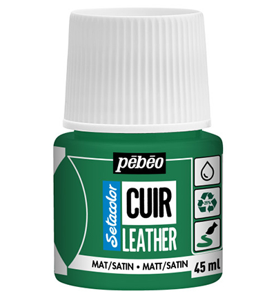 295616 - Pebeo - Cactus Green - SetaColor Leather (45ml)