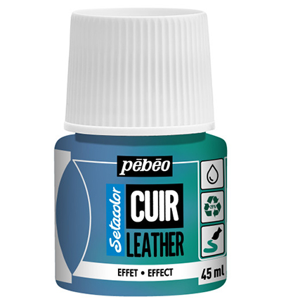 295642 - Pebeo - Duochrome Blue/Green - SetaColor Leather (45ml)