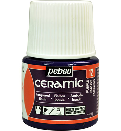 025-012 - Pebeo - Ceramic Purple/Mauve - Peinture Ceramic 025-012 - Pebeo - Ceramic Purple/Mauve - Peinture Ceramic