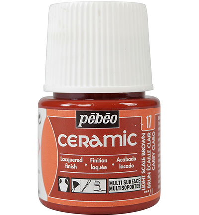 025-017 - Pebeo - Ceramic Scale Brown/Brun Ecailles - Peinture Ceramic 025-017 - Pebeo - Ceramic Scale Brown/Brun Ecailles - Peinture Ceramic