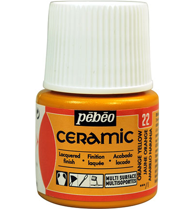 025-022 - Pebeo - Ceramic Orange Yellow - Pebeo Ceramic 025-022 - Pebeo - Ceramic Orange Yellow - Pebeo Ceramic