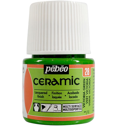 025-028 - Pebeo - Ceramic Victoria Green/Vert Victoria - Peinture Ceramic 025-028 - Pebeo - Ceramic Victoria Green/Vert Victoria - Peinture Ceramic