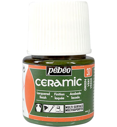 025-037 - Pebeo - Ceramic Green/Vert - Peinture Ceramic