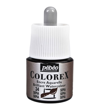 341-034 - Pebeo - Sepia - Pebeo Colorex 341-034 - Pebeo - Sepia - Pebeo Colorex