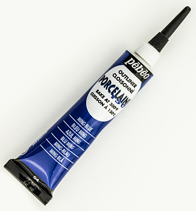 036-004 - Pebeo - Bleu Ming - Porcelaine Feutre cloisonné