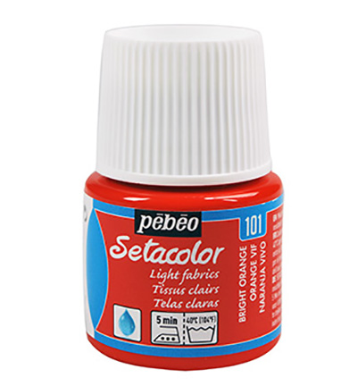 329-101 - Pebeo - Orange Vif - SetaColor Tissus clairs