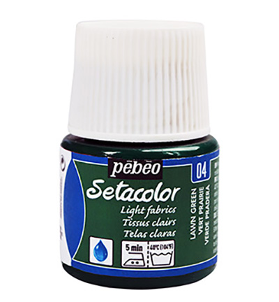 329-004 - Pebeo - Vert Prairie - SetaColor Tissus clairs