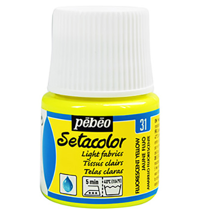 329-031 - Pebeo - Jaune Fluo - Setacolor tissus clairs