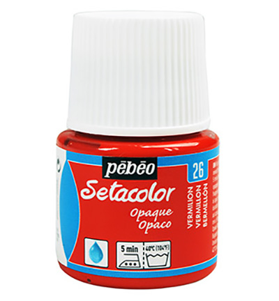 295-026 - Pebeo - Vermilion - SetaColor Opaque