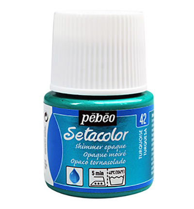 295-042 - Pebeo - Turquoise Moire - SetaColor Opaque