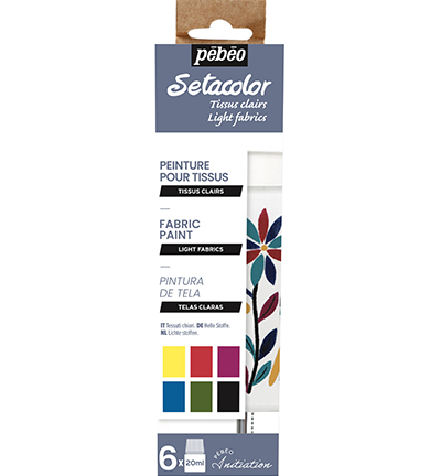 756-482 - Pebeo - Set Initiation, Light Fabric Matt - Sets Setacolor