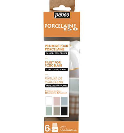 756-473 - Pebeo - Set Initiation Chalk - Porcelaine 150 Sets