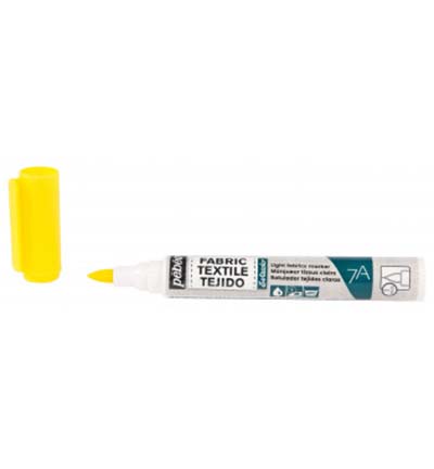 803-402 - Pebeo - Jaune - Marqueurs 7A tissus clairs