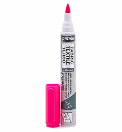 803-473 - Pebeo - Rose fluo - Marqueurs 7A tissus clairs