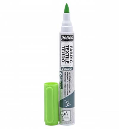 803-476 - Pebeo - Vert fluo - Marqueurs 7A tissus clairs