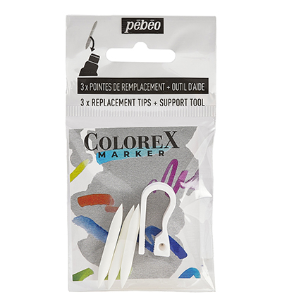 417441 - Pebeo - Colorex Replacement Tips + Support Tool - Colorex  Sets