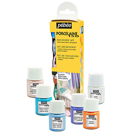 753418 - Pebeo - Porcelaine 150 Discovery Pastel Set - Porcelaine 150 Sets