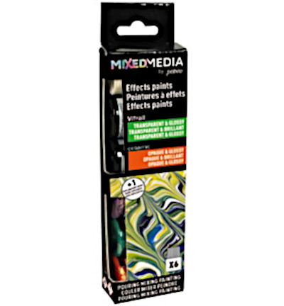 764-502 - Pebeo - Set Vitrail / Ceramic Mixed Media - Set 6x20ml