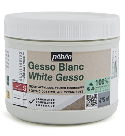 818605 - Pebeo - White Gesso, 475ml - 