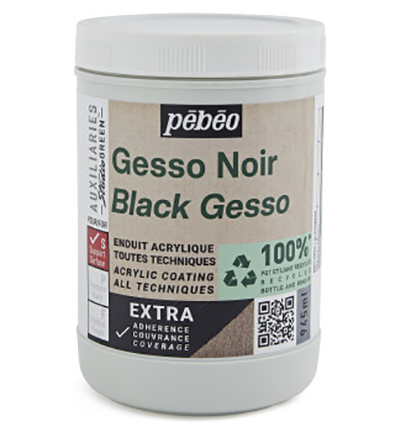818626 - Pebeo - Black Gesso, 945ml - 