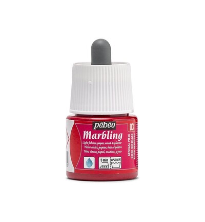 130-003 - Pebeo - Marbling 45ml, Bengal Pink - Marbling 130-003 - Pebeo - Marbling 45ml, Bengal Pink - Marbling