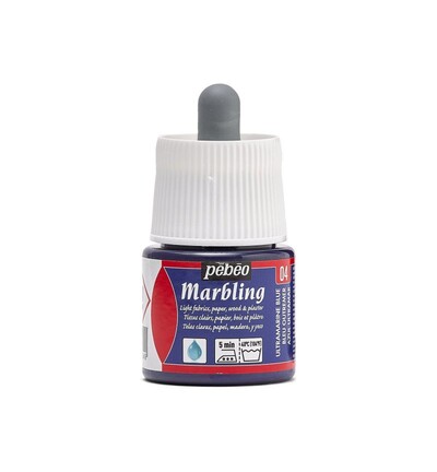 130-004 - Pebeo - Marbling 45ml, Ultramarine Blue - Marbling 130-004 - Pebeo - Marbling 45ml, Ultramarine Blue - Marbling