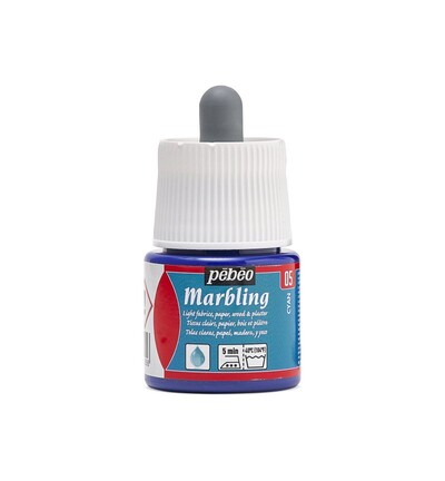 130-005 - Pebeo - Marbling 45ml, Cyan - Marbling 130-005 - Pebeo - Marbling 45ml, Cyan - Marbling