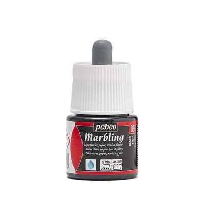 130-009 - Pebeo - Marbling 45ml, Black - Marbling 130-009 - Pebeo - Marbling 45ml, Black - Marbling