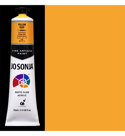 593 - Jo Sonjas - Arylamide Yellow Deep - Artists Colors 75ml 593 - Jo Sonjas - Arylamide Yellow Deep - Artists Colors 75ml