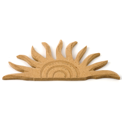 460.302.001.000 - Pronty - MDF ornement, demi-soleil - 