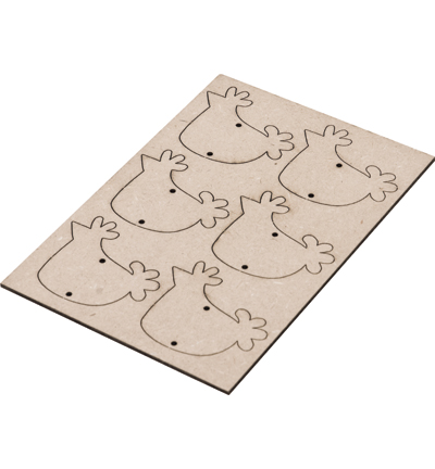 465.643.006 - Pronty - Poules à détacher lot de 6 - 
