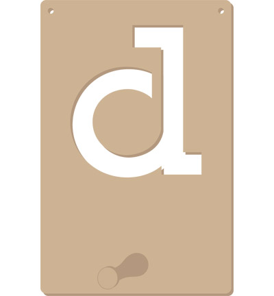 461.676.004 - Pronty - Porte-manteaux alphabet D - Textes