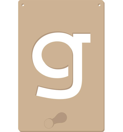 461.676.007 - Pronty - Porte-manteaux alphabet G - Textes