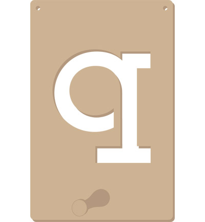 461.676.017 - Pronty - Porte-manteaux alphabet q - Textes