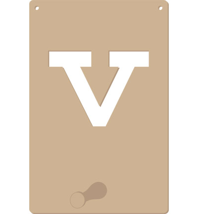 461.676.022 - Pronty - Porte-manteaux alphabet V - Textes