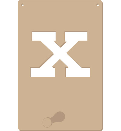 461.676.024 - Pronty - Porte-manteaux alphabet X - Textes