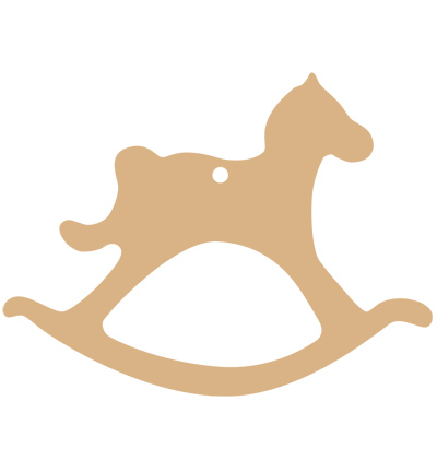 461.703.271 - Pronty - Cheval à bascule (4) 10cm de haut - Noël